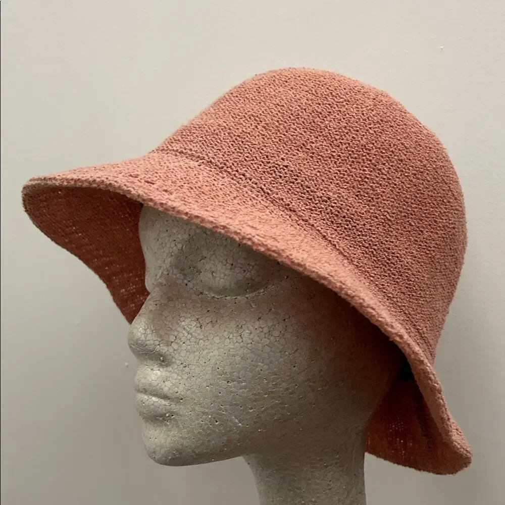 Marcus Adler Woven Dusty Rose Pink Women's Bucket Hat, O/S